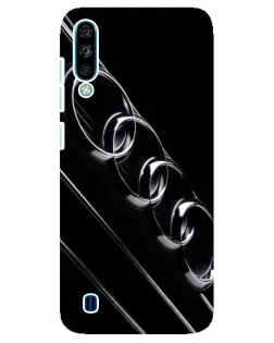 Чехол для ZTE Blade A7 (2020) с картинкой «Audi — абстрактные кольца»