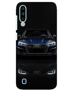 Чехол для ZTE Blade A7 (2020) с картинкой «Audi — ночное отражение»
