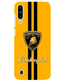 Чехол для ZTE Blade A7 (2020) с картинкой «Lamborghini Stripe желтый»