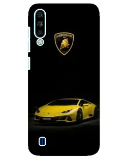 Чехол для ZTE Blade A7 (2020) с картинкой «Lamborghini желтый акцент»
