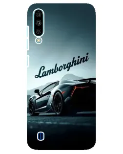 Чехол для ZTE Blade A7 (2020) с картинкой «Классическая надпись Lamborghini»