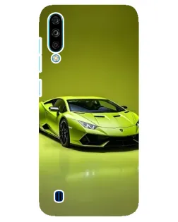Чехол для ZTE Blade A7 (2020) с картинкой «Салатовый Lamborghini Huracan»