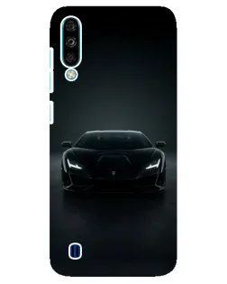 Чехол для ZTE Blade A7 (2020) с картинкой «Черный Lamborghini Aventador»