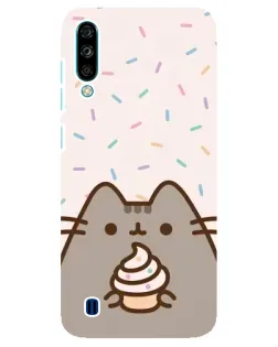 Чехол для ZTE Blade A7 (2020) с картинкой «Пушин с кексом»