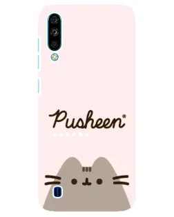 Чехол для ZTE Blade A7 (2020) с картинкой «Pusheen логотип»
