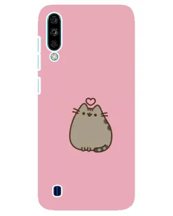Чехол для ZTE Blade A7 (2020) с картинкой «Pusheen сердце»