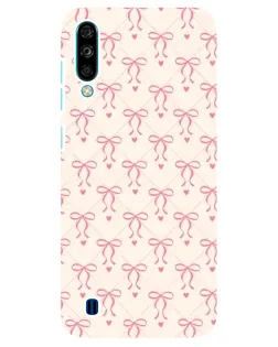 Чехол для ZTE Blade A7 (2020) с картинкой «Розовые бантики Coquette»