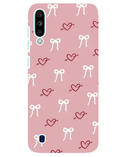 Чехол для ZTE Blade A7 (2020) с картинкой «Сердца и банты» Чехол для ZTE Blade A7 (2020) с картинкой «Сердца и банты»