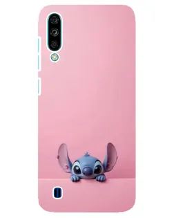 Чехол для ZTE Blade A7 (2020) с картинкой «Stitch выглядывает»