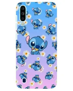 Чехол для ZTE Blade A7 (2020) с картинкой «Паттерн со Стичем»