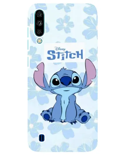 Чехол для ZTE Blade A7 (2020) с картинкой «Stitch среди цветов»