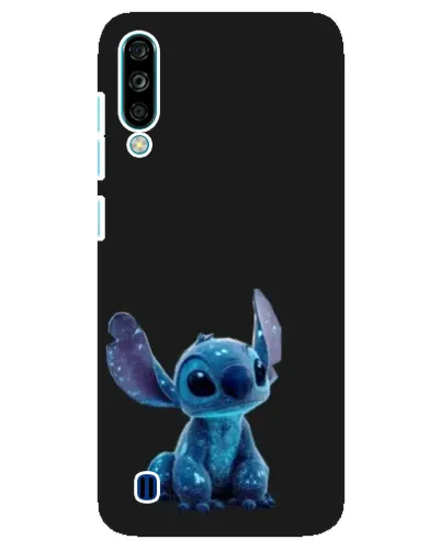 Чехол для ZTE Blade A7 (2020) с картинкой «Стич на черном»