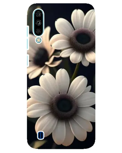Чехол для ZTE Blade A7 (2020) с картинкой «Белые маргаритки макро»