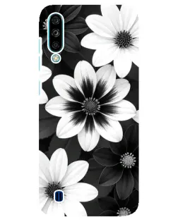 Чехол для ZTE Blade A7 (2020) с картинкой «Монохромные астры» Чехол для ZTE Blade A7 (2020) с картинкой «Монохромные астры»
