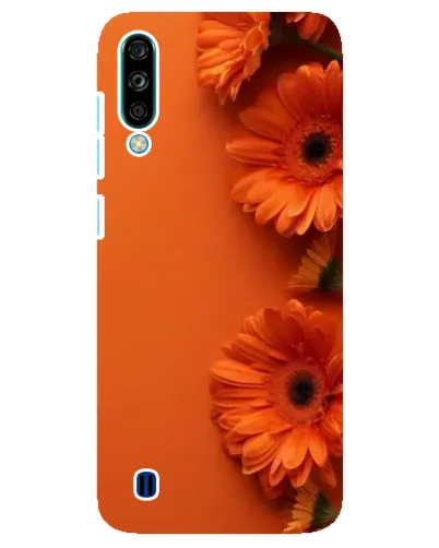 Чехол для ZTE Blade A7 (2020) с картинкой «Оранжевые герберы»