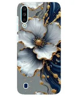 Чехол для ZTE Blade A7 (2020) с картинкой «Белый цветок и золотой флюид» Чехол для ZTE Blade A7 (2020) с картинкой «Белый цветок и золотой флюид»