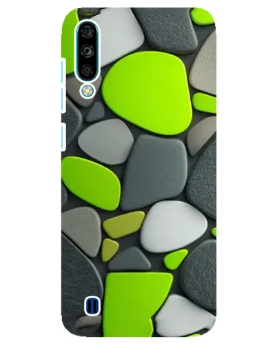 Чехол для ZTE Blade A7 (2020) с картинкой «Яркая неоновая галька»