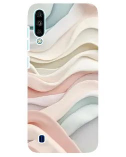 Чехол для ZTE Blade A7 (2020) с картинкой «Пастельные нежные волны»