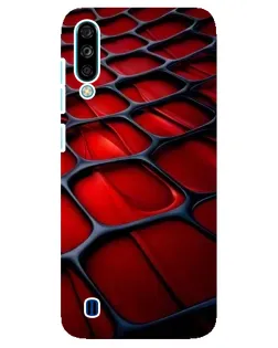 Чехол для ZTE Blade A7 (2020) с картинкой «Красная глянцевая сетка»