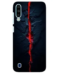 Чехол для ZTE Blade A7 (2020) с картинкой «Kрасная лавовая трещина»