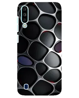 Чехол для ZTE Blade A7 (2020) с картинкой «Объемная темная решетка»