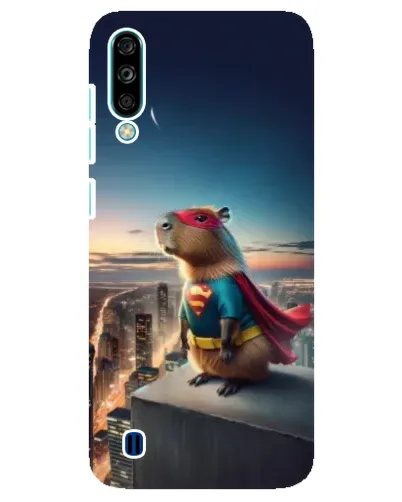 Чехол для ZTE Blade A7 (2020) с картинкой «Капи-мен супергерой»