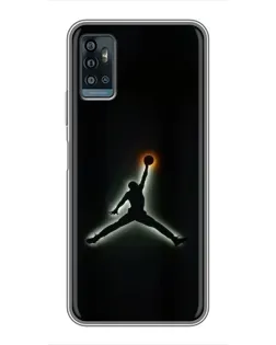 Чехол для ZTE Blade A71 с картинкой «Jordan Gradient Logo»