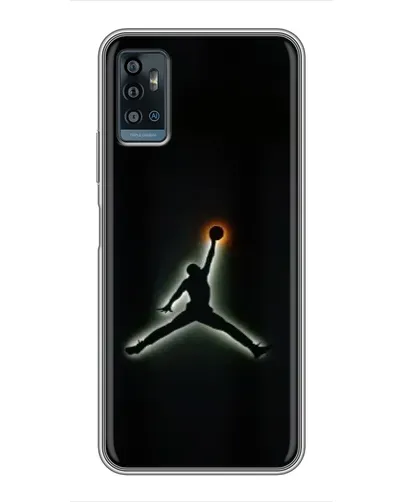 Чехол для ZTE Blade A71 с картинкой «Jordan Gradient Logo»