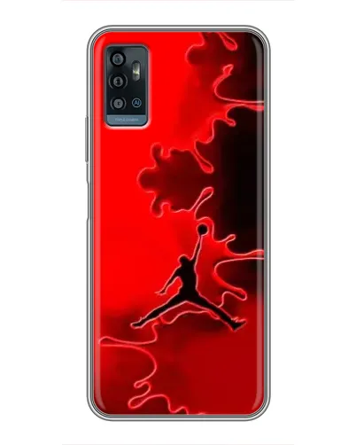 Чехол для ZTE Blade A71 с картинкой «Jordan Red Smoke»