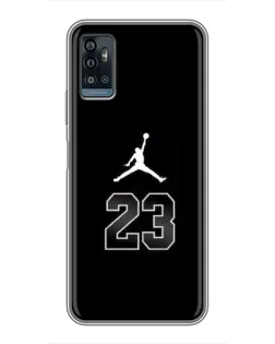 Чехол для ZTE Blade A71 с картинкой «Jordan Flight 23»