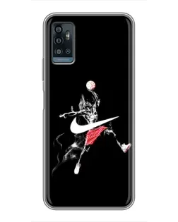 Чехол для ZTE Blade A71 с картинкой «Jordan Jumpman»