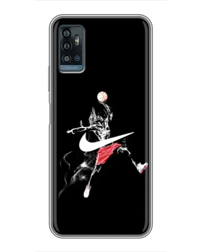 Чехол для ZTE Blade A71 с картинкой «Jordan Jumpman»