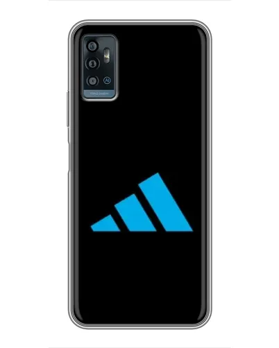 Чехол для ZTE Blade A71 с картинкой «Adidas Cyan Logo»