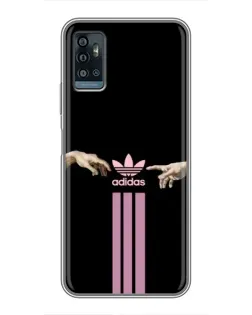 Чехол для ZTE Blade A71 с картинкой «Adidas Hands»