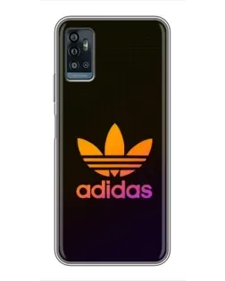 Чехол для ZTE Blade A71 с картинкой «Градиент Adidas»