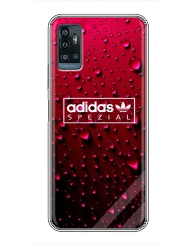 Чехол для ZTE Blade A71 с картинкой «Adidas Gold Marble»