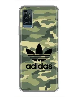 Чехол для ZTE Blade A71 с картинкой «Милитари стиль Adidas»