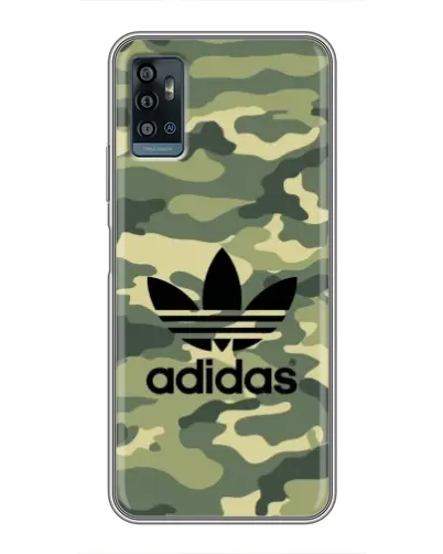 Чехол для ZTE Blade A71 с картинкой «Милитари стиль Adidas»
