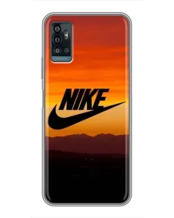 Чехол для ZTE Blade A71 с картинкой «Nike — вечерний горизонт»