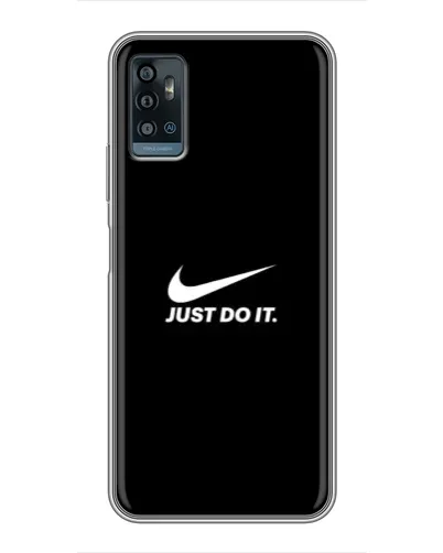 Чехол для ZTE Blade A71 с картинкой «Минимализм от Nike»