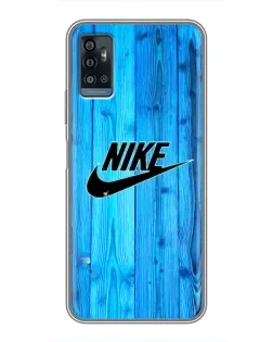 Чехол для ZTE Blade A71 с картинкой «Голубое дерево Nike»