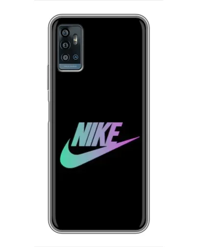 Чехол для ZTE Blade A71 с картинкой «Nike — городская ночь»