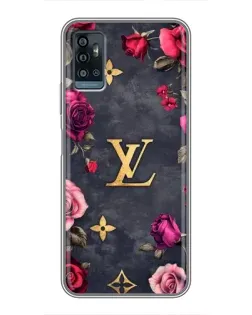 Чехол для ZTE Blade A71 с картинкой «Цветочный Louis Vuitton»