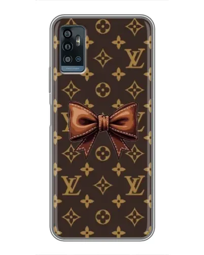Чехол для ZTE Blade A71 с картинкой «LV с бантом»