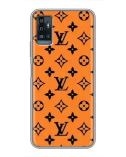 Чехол для ZTE Blade A71 с картинкой «Оранжевый стиль LV»