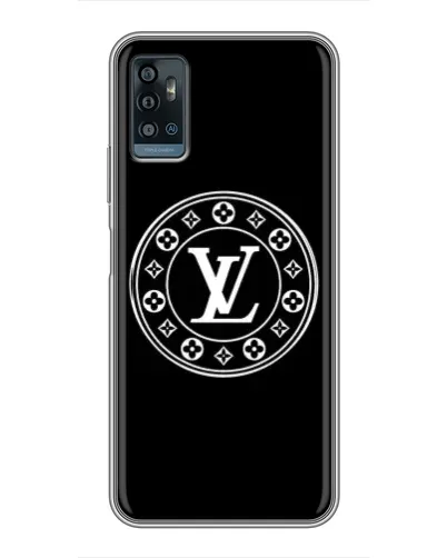 Чехол для ZTE Blade A71 с картинкой «LV — печать стиля»