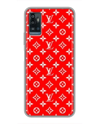 Чехол для ZTE Blade A71 с картинкой «Яркий паттерн LV»