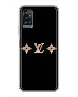 Чехол для ZTE Blade A71 с картинкой «Louis Vuitton — минимализм»