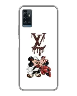 Чехол для ZTE Blade A71 с картинкой «LV и Микки Маус»