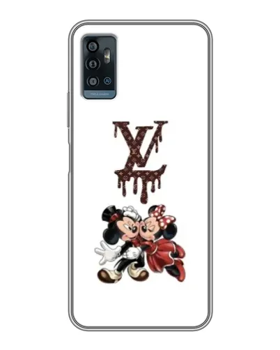Чехол для ZTE Blade A71 с картинкой «LV и Микки Маус»